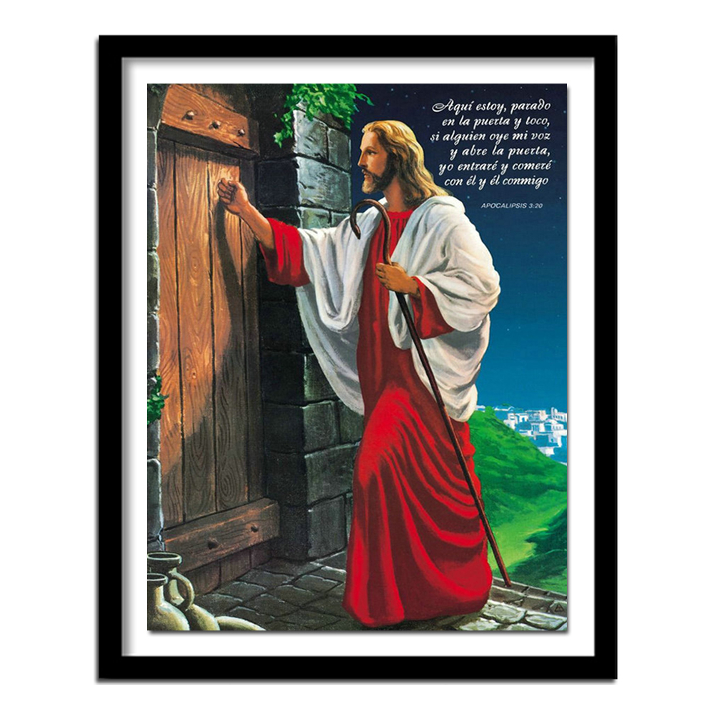 Embroidery Jesus - 5d diy diamante bordado jesus bateu