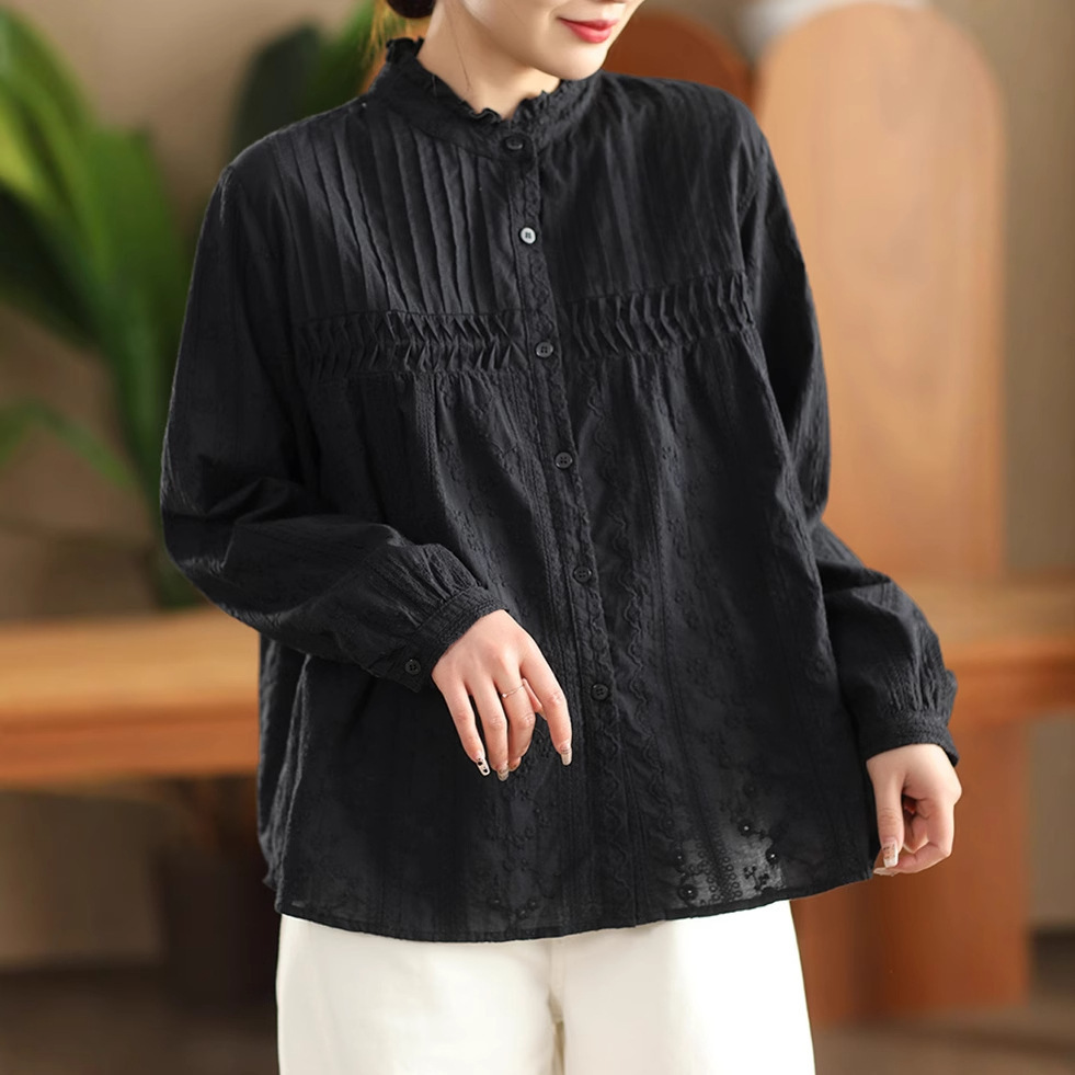 Embroidery On Shirt - Camisas de Algodão com Bordado em