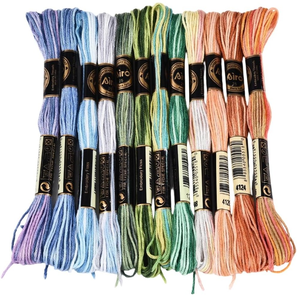 Embroidery Bracelet - 12 Meadas de Linha de Bordar