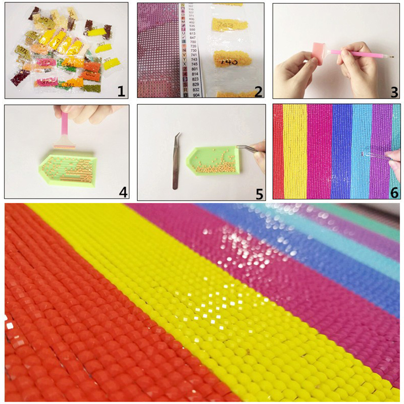 5d diy diamante bordado cidade - Embroidery York avaliação e preço