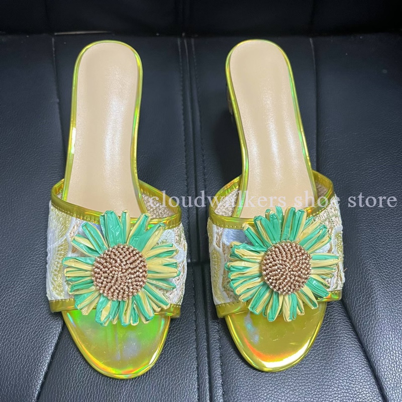Chinelo de Verão com Bordado I - Embroidery Flower avaliação e preço