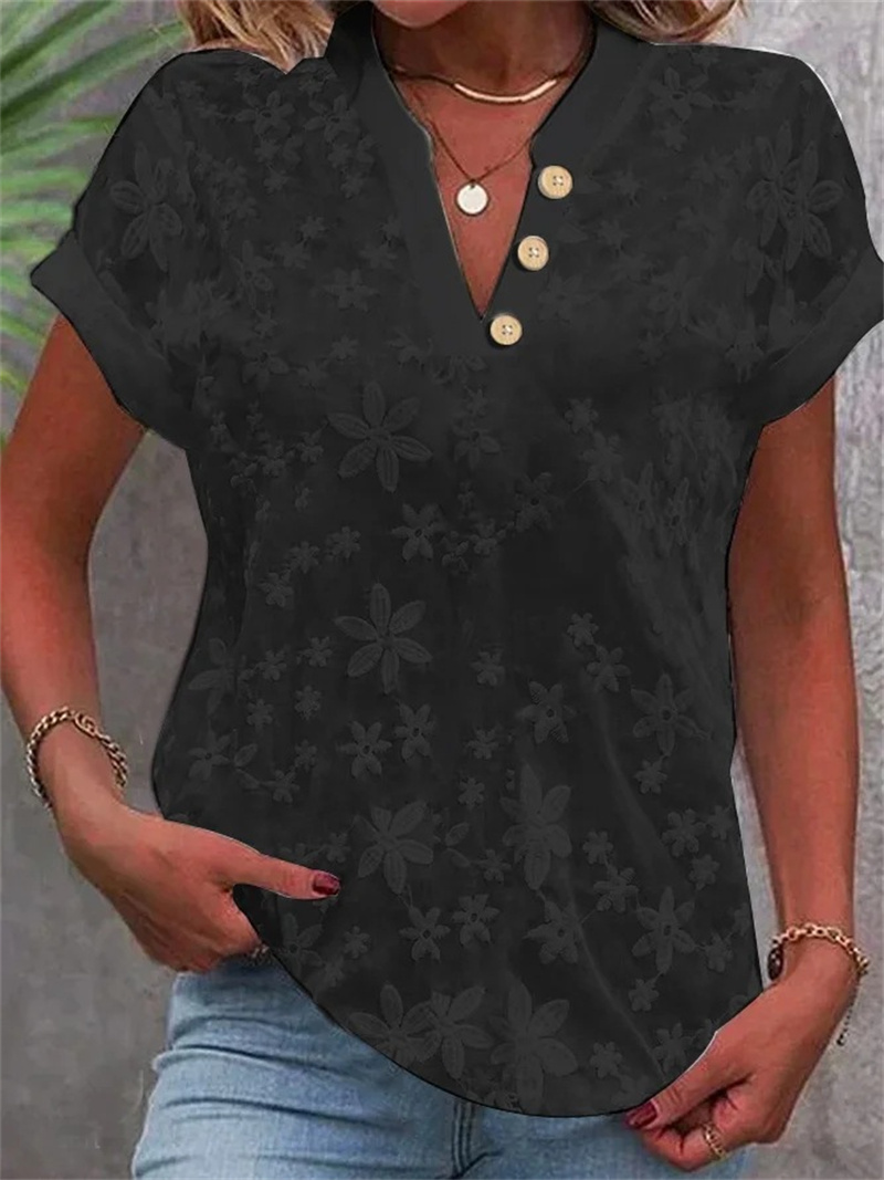 Verão feminino branco floral b - Embroidery On Shirt avaliação e preço
