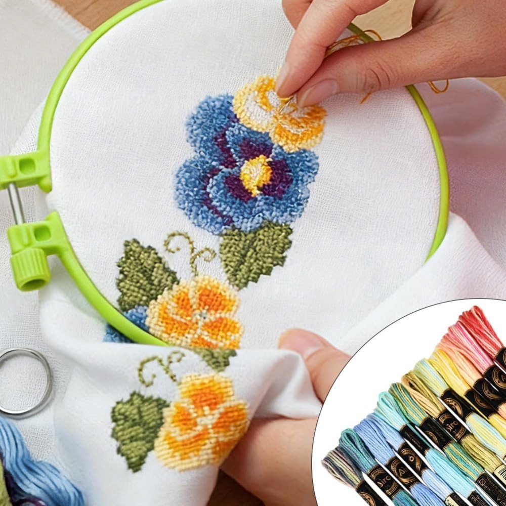 12 Meadas 105 Jardas 6 Fios Li - Embroidery Bracelet avaliação e preço