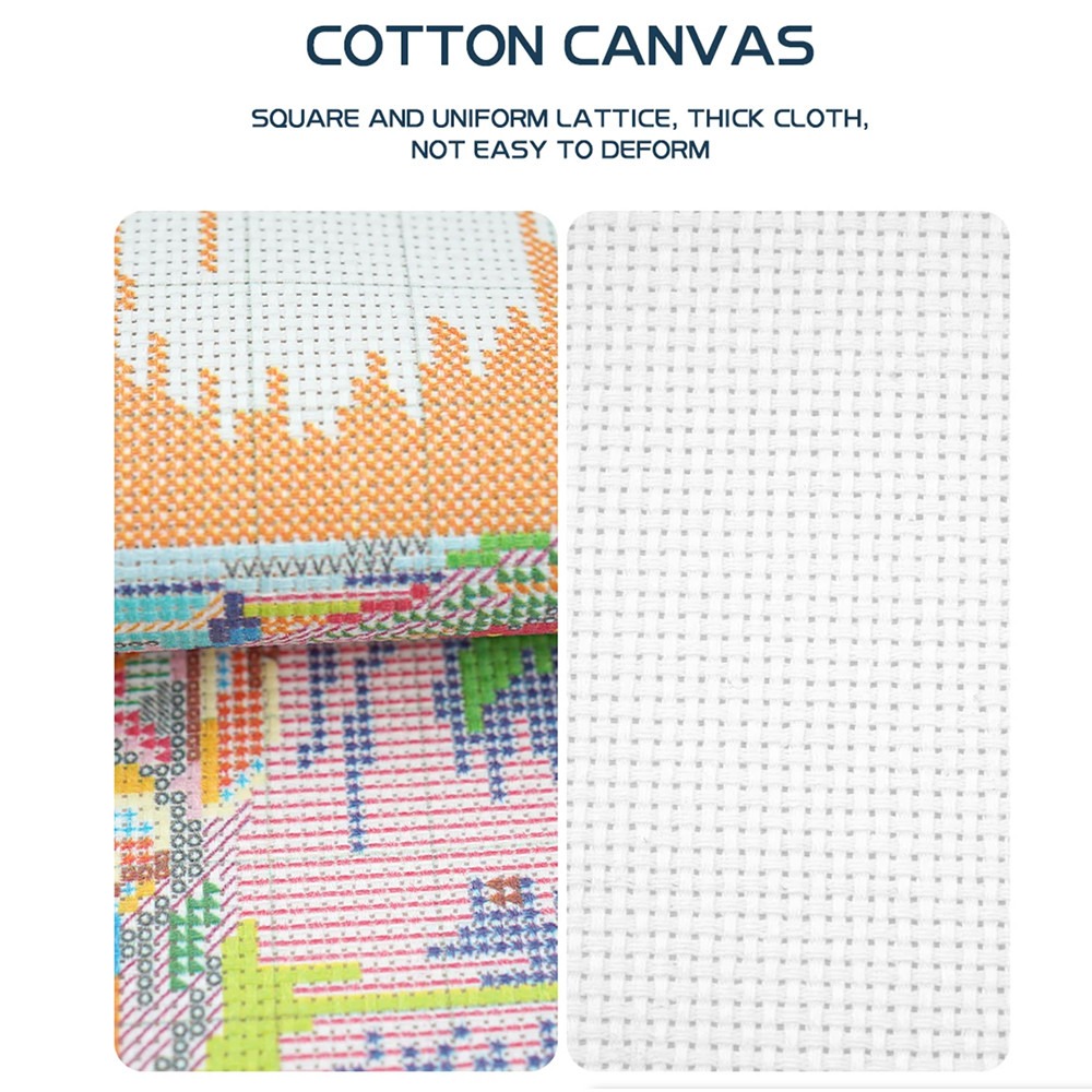 Novo Kit de Ponto Cruz Pré-Imp - Embroidery York avaliação e preço