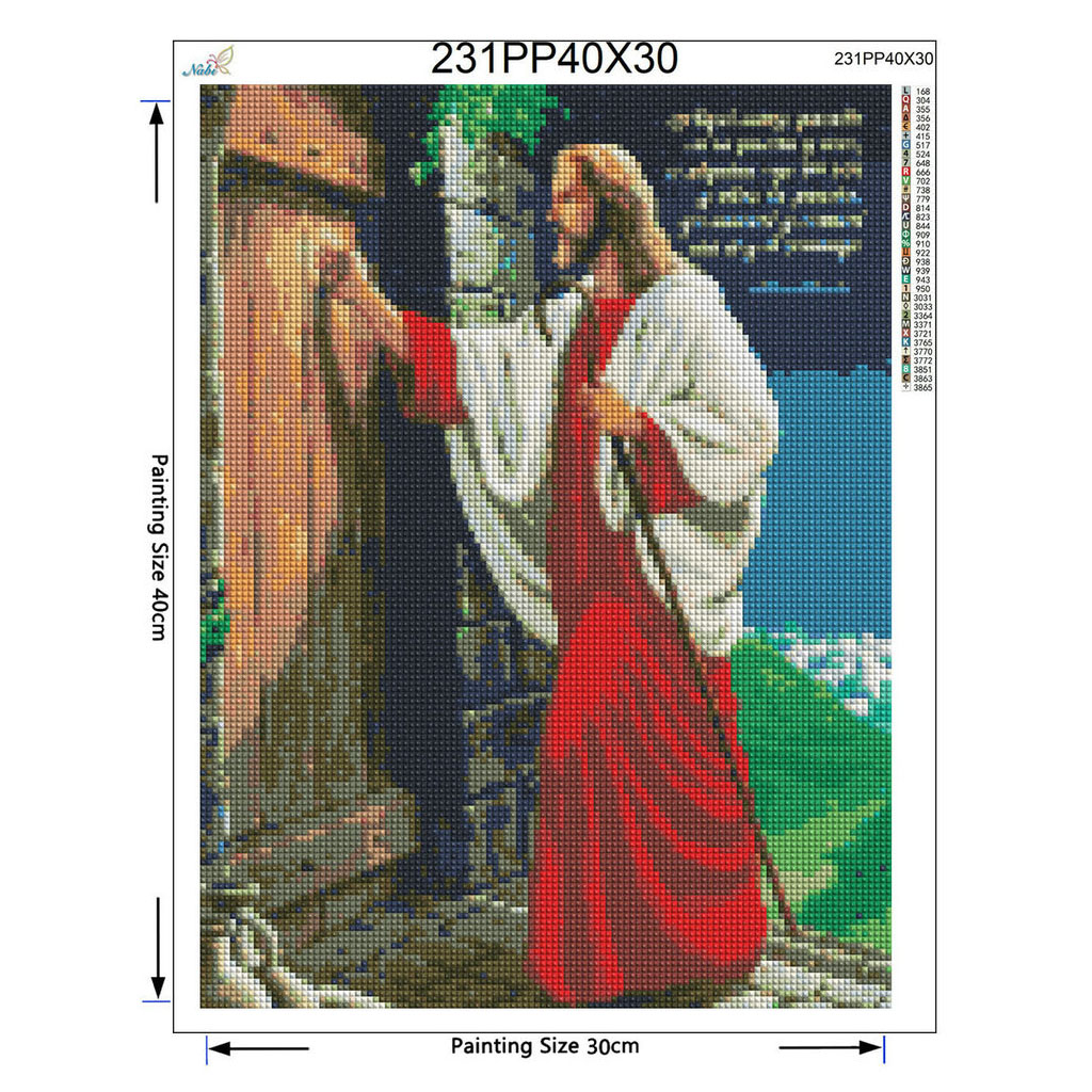 5d diy diamante bordado jesus  - Embroidery Jesus avaliação e preço