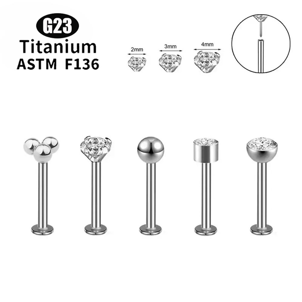ASTM F136 Titanium Push Pin 5A - Embroidery Lips avaliação e preço