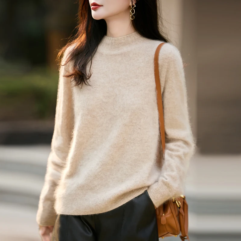 Suéter Feminino de Lã 100% com - Embroidery Fashion avaliação e preço