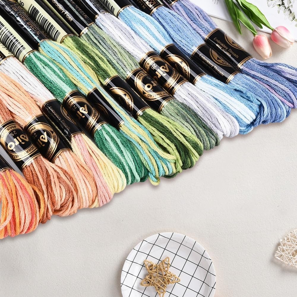 12 Meadas de Linha de Bordar p - Embroidery Bracelet avaliação e preço