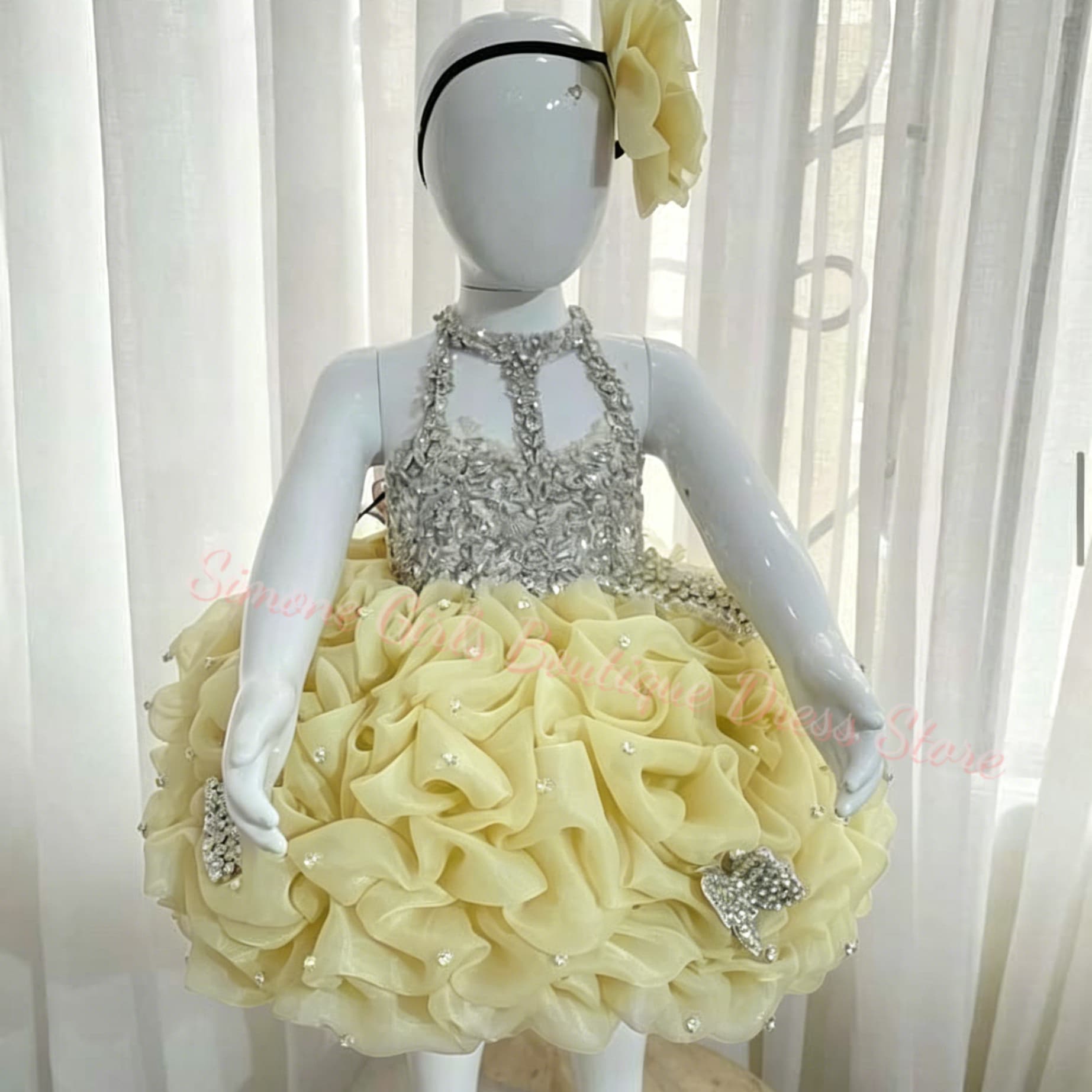 Vestido amarelo com babados pa - Embroidery Yellow Dress avaliação e preço