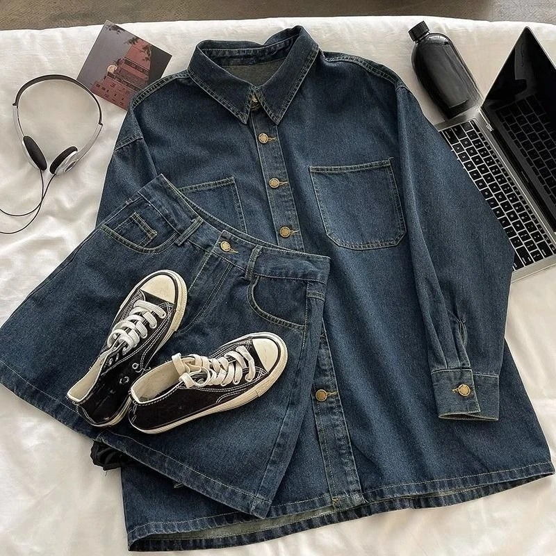 Conjunto de Saia Jeans Y2K: Ja - Embroidery Fashion avaliação e preço