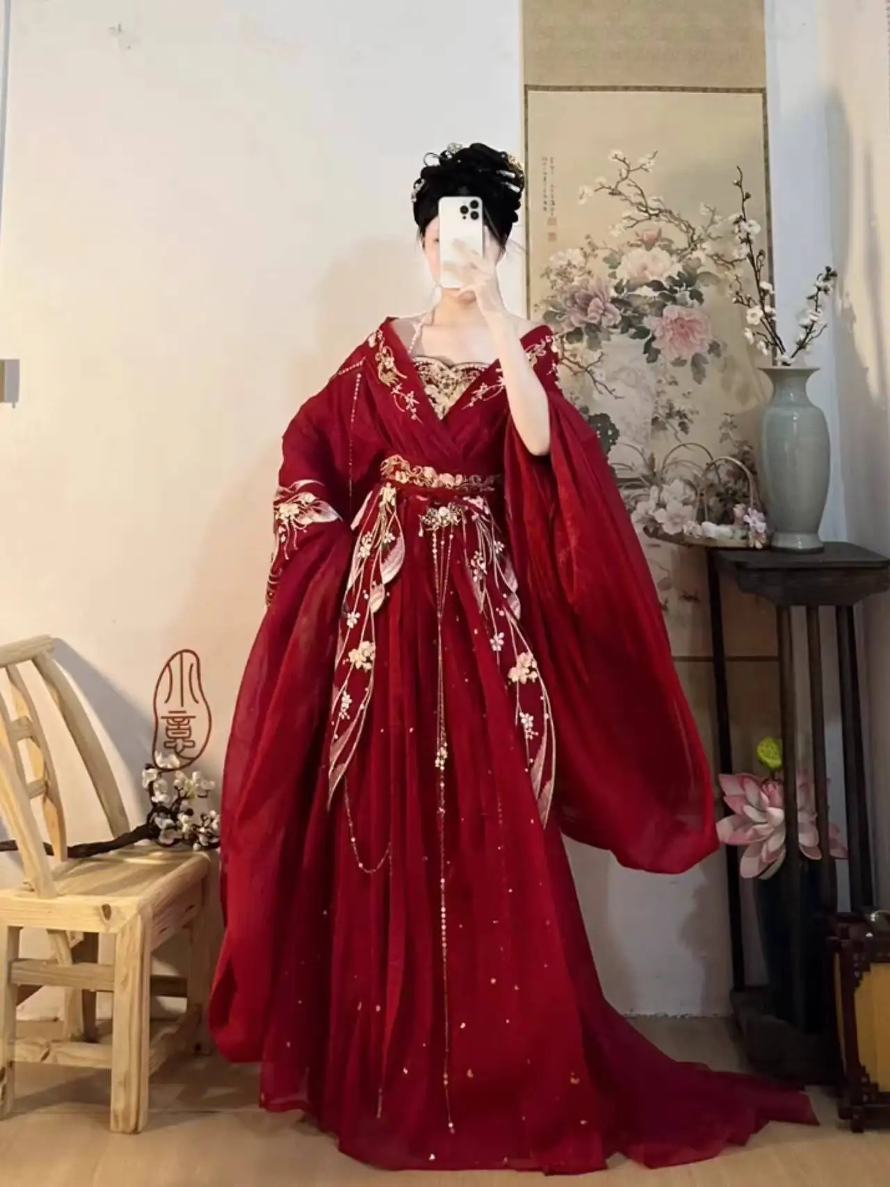 2025 quente guofeng deusa das  - Embroidery Flower avaliação e preço