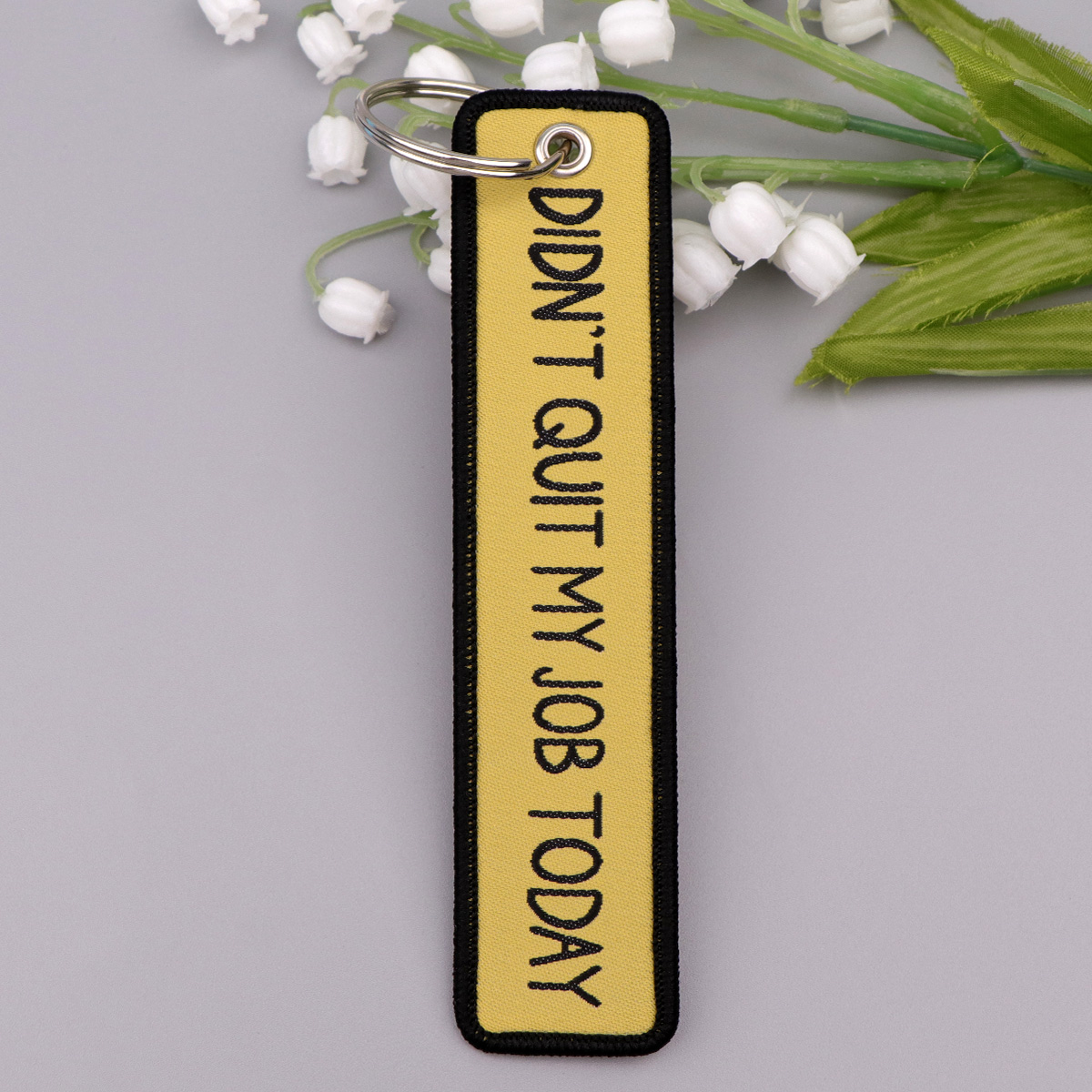 Chaveiro com citações espanhol - Embroidery Quote avaliação e preço