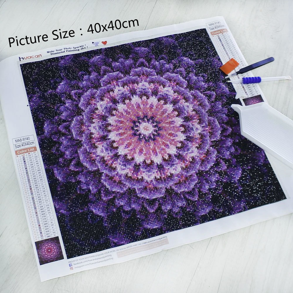 Pintura de diamante 5d sem mol - Embroidery Flower avaliação e preço