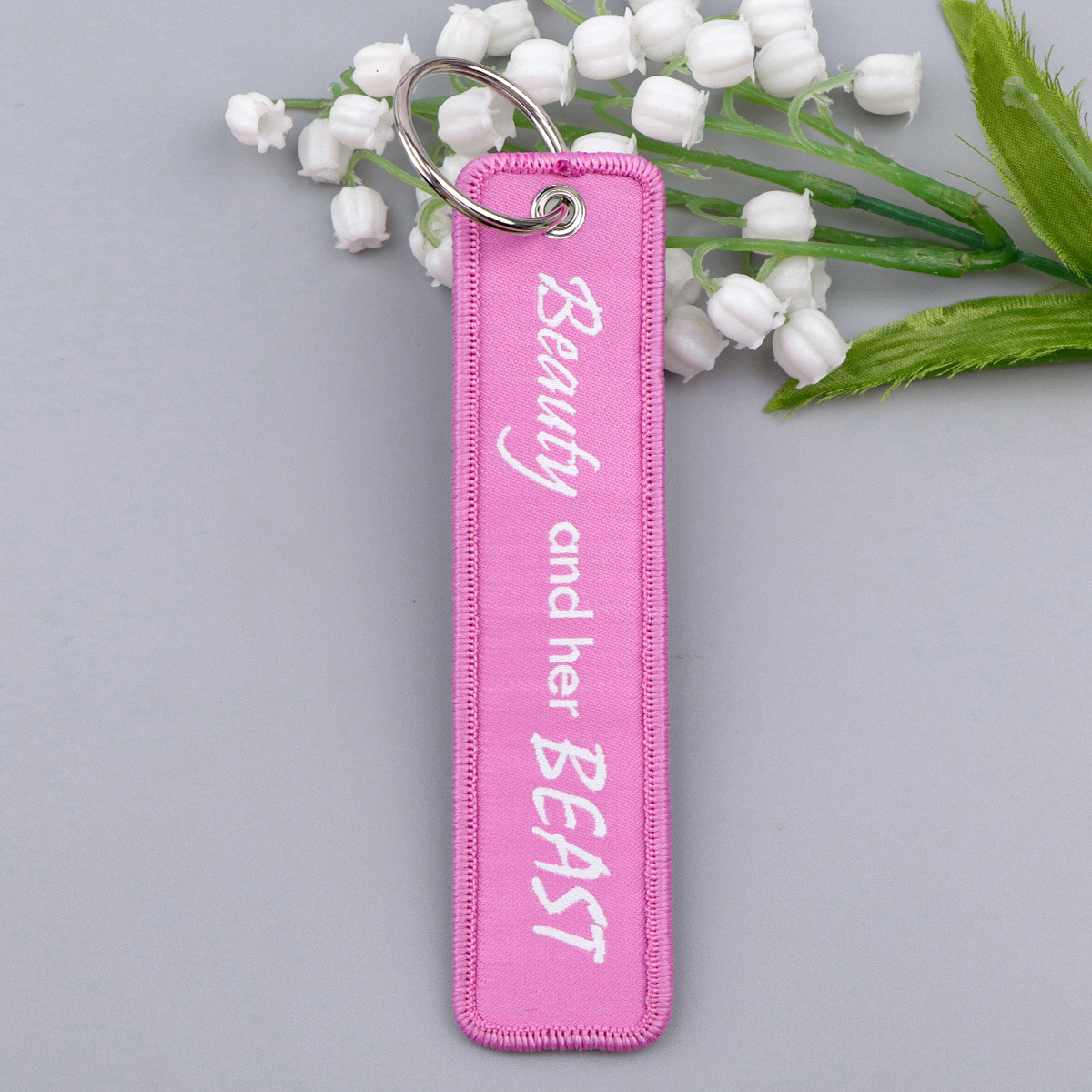 Chaveiro bordado com citação ' - Embroidery Quote avaliação e preço