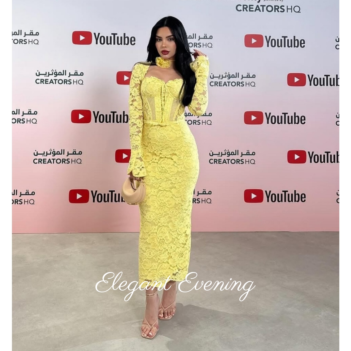 Vestido de baile de renda amar - Embroidery Yellow Dress avaliação e preço