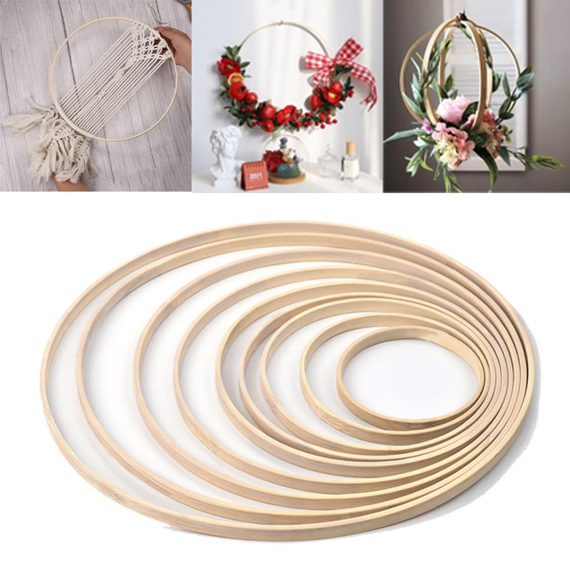 1/5 pçs 8-33cm de madeira diy  - Embroidery Zone avaliação e preço
